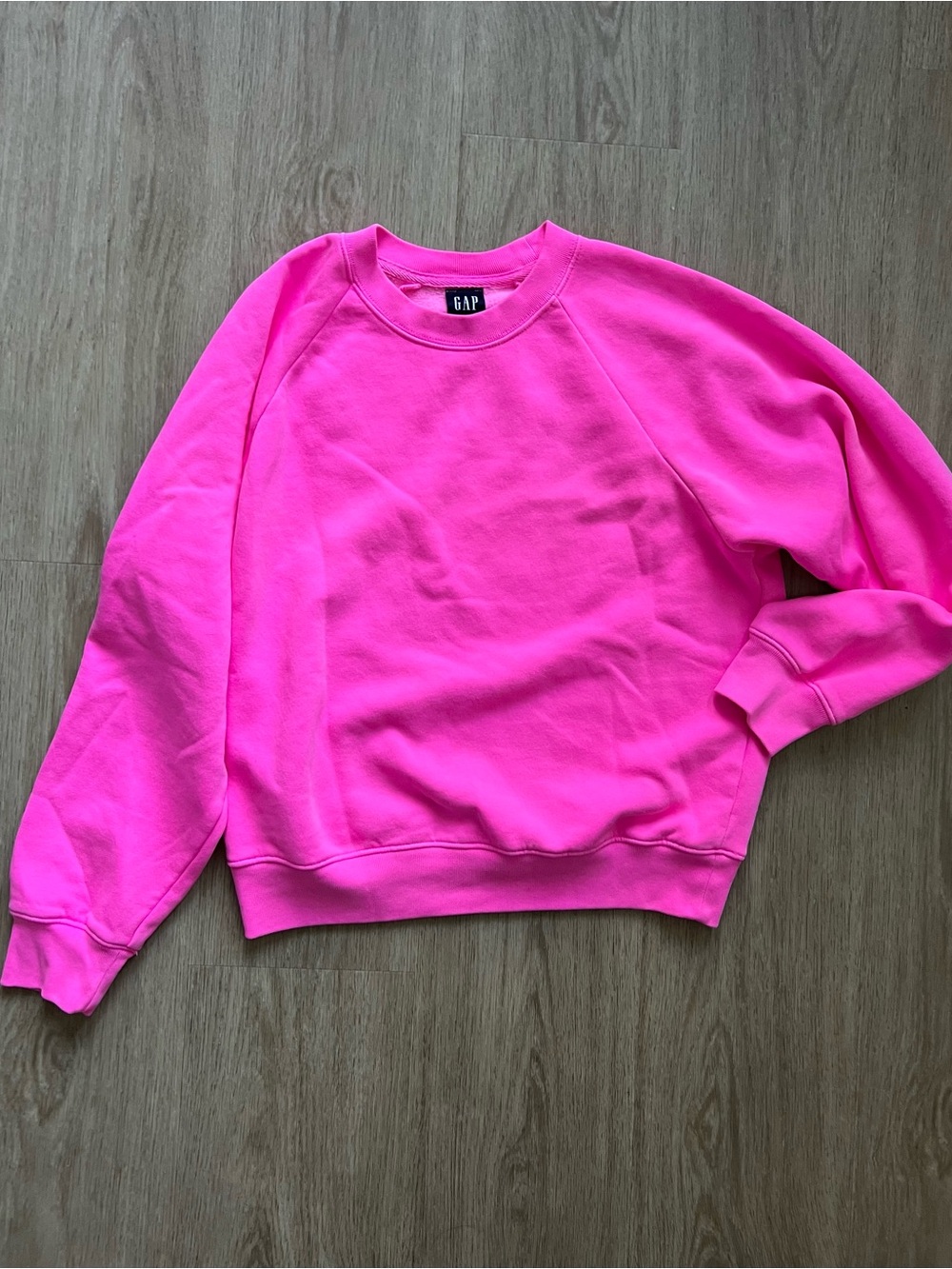 GAP Pink Vintage Soft Raglan Sweatshirt